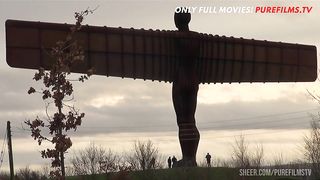 My polish stepsis ride my cock after shower and eat cum