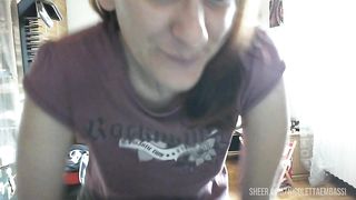 Dominated by my feet my ass and dirty pantyhose