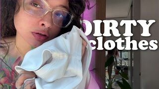 I CATCH YOU SMELLING MY SWEATY CLOTHES.