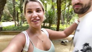 Angel rivas having sex with his bf in a park