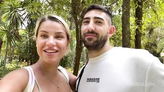 Angel rivas having sex with his bf in a park