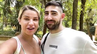 Angel rivas having sex with his bf in a park