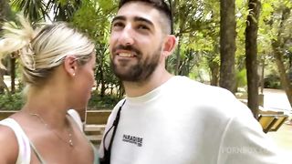 Angel rivas having sex with his bf in a park