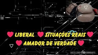 Depois da Festa meu amigo colocou calcinha de lado e sentei gostoso