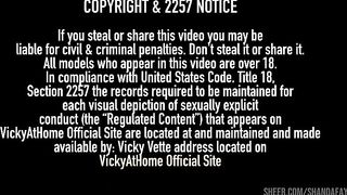 Vicky Vette And Angel Wicky Love Licking Their Tits And Dildo Fucking!