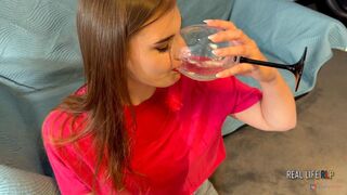 REAL LIFE PORNO 98: TEEN ADRIANA SILK - FIRST RIMMING, ANAL, PISS DRINKING AND HARD SEX.
