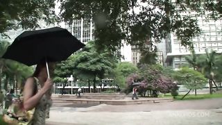 Skinny Girl Gets Fucked on the Couch