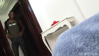 Bossy Latina Tranny Mayra Gets Treated To Black Master Sperm Blaster