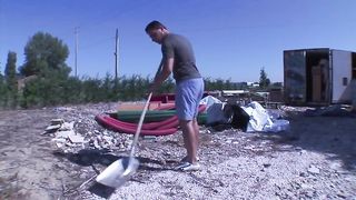 Lucky Stud Gets Tag Teamed By Two Hot Shemales