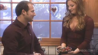 Aurora Snow In Black Stockings One On One With Cum