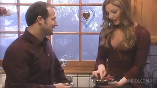 Aurora Snow In Black Stockings One On One With Cum