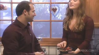 Aurora Snow In Black Stockings One On One With Cum