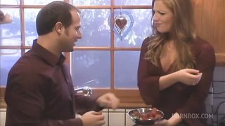 Aurora Snow In Black Stockings One On One With Cum