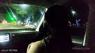 Chupei o Uber e dei a buceta no meio da rua, claro que o CORNO so ficou assistindo!!! Dessa vez foi dia de aprontar nas ruas do PARANA