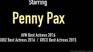 Big Boobed Penny Pax In Fishnet Lingerie Plays With Her Favorite Toys!