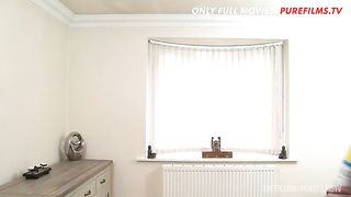 cleaning woman and stepmom finally try my teen cock and love it