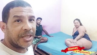 Sexo e revelacoes no estudio dama de vagabundo com Leo ogro, Lorraine exotica, Suzy furacao, Marcio Baiano e Eliane furacao - bastidores de gravacao parte 1