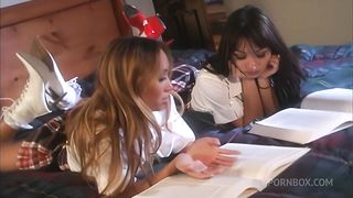 Asian Stars Roxy Jezel & Bamboo Share A Cock