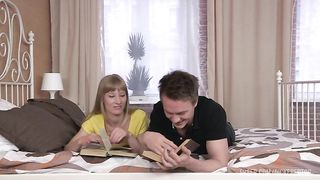 Skinny teen seduced into anal