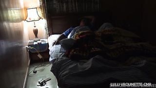 In the kitchen after waking up in the morning, she is caught by her neighbor having a morning fuck this morning before going to work