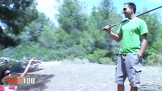 Hot Ebony Karla Sanchez With Perfect Body Gets Fucked In The Woods