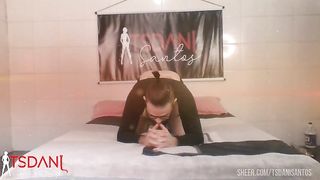 Eu Dani Santos e Alexia Ducan fodendo o submisso.