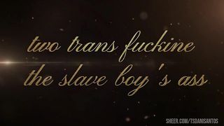 Eu Dani Santos e Alexia Ducan fodendo o submisso.