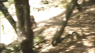 Arousing Lesbian Outdoor Fuck Session Set In The Middle Of The Forest