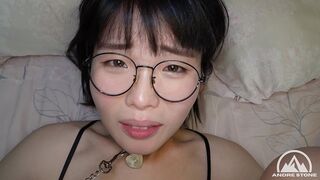 ADORABLE & BRAND NEW ASIAN FEMBOY XIAOYOU GETS LEASHED, DESTROYED & FACIALED BY HUGE COCK