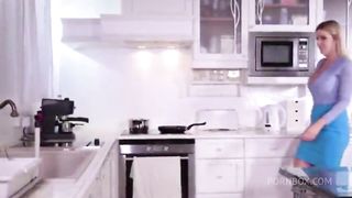 Sexy stepsister's seduce cute plumber guy and satisfied their fantasy