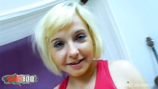 Ass fucking Maeva Blue a pretty young french blonde with big pussy