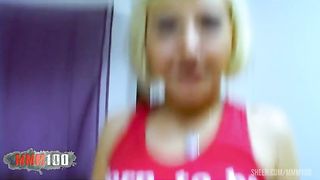 Ass fucking Maeva Blue a pretty young french blonde with big pussy