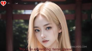 Blonde GF Waifu Summer Date + Fuck Her With The Bikini On In The Dojo POV - Uncensored Hyper-Realistic Hentai Joi, With Auto Sounds, AI [SUB'S VIDEO]