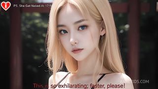 Blonde GF Waifu Summer Date + Fuck Her With The Bikini On In The Dojo POV - Uncensored Hyper-Realistic Hentai Joi, With Auto Sounds, AI [SUB'S VIDEO]