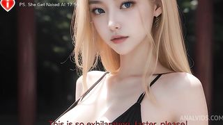 Blonde GF Waifu Summer Date + Fuck Her With The Bikini On In The Dojo POV - Uncensored Hyper-Realistic Hentai Joi, With Auto Sounds, AI [PREMIUM VIDEO]