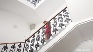 Cristian meets a very sexy girl !