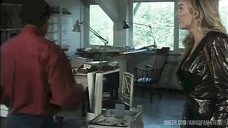 Moana Pozzi: threesome with the archictect and his secretary