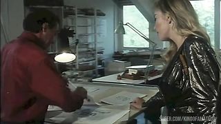 Moana Pozzi: threesome with the archictect and his secretary