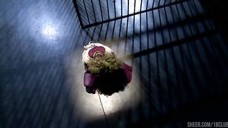 Katwoman Jennifer Dark Prowls Into A Prison Cage 3way