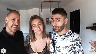 Polish Girl's First-ever Double Penetration