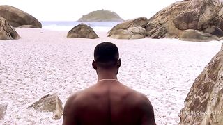 Meu preto me comeu na praia deserta - Marlon Costa e A Safadinha do Forro na praia de abrico