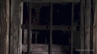 The tyrant fucks the prisoner's woman in front of his eyes