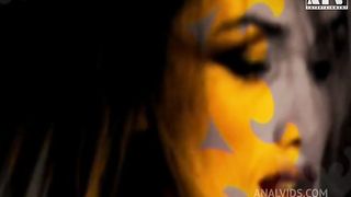 Lea Di Leo a whore cougar with big tits and golden hair has her pussy and ass stretched and loves anal