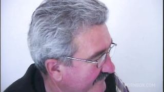 the old cuckold husband watching his wife DPed by 2 men