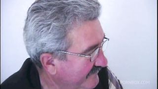 the old cuckold husband watching his wife DPed by 2 men