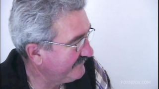 the old cuckold husband watching his wife DPed by 2 men