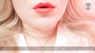 Sexiest curvy girl body tour (lips, tits, pussy)