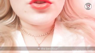 Sexiest curvy girl body tour (lips, tits, pussy)