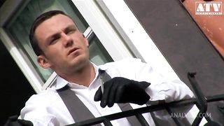 Domestic sex with Bambola a bitch with blonde hair gets her ass filled by huge cock and mouth filled