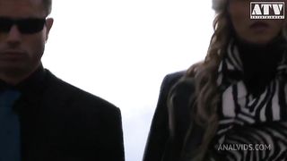 Domestic sex with Bambola a bitch with blonde hair gets her ass filled by huge cock and mouth filled